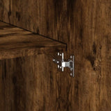 Highboard Smoked Oak 80x42.5x185 cm Engineered Wood 3281438