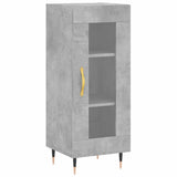Highboard Concrete Grey 34.5x34x180 cm Engineered Wood 3199029