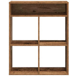 Book Cabinet Old Wood 66x31x80 cm Engineered Wood 860299