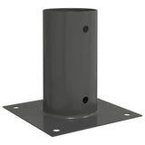 Round Ground Anchor 12 pcs Anthracite 15 x 15 x 15 cm Metal 42030127