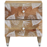 Bedside Cabinets 2 pcs 40x33.5x46 cm Solid Wood Mango 4018663