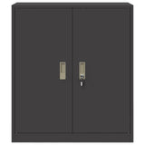 Storage Cabinet Black 80 x 40 x 90 cm Steel 891682