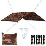 Outdoor Tarp 4x4 m Camouflage 93064