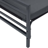 Garden Sofa Set Anthracite Steel 3378984