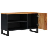 TV Cabinet 80x33x46 cm Solid Wood Acacia&Engineered Wood 351963