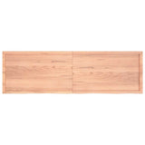 Table Top Light Brown 200x60x cm Treated Solid Wood Oak 3156399