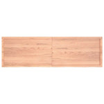 Table Top Light Brown 200x60x cm Treated Solid Wood Oak 3156399