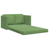 Sofa Bed Light Green 204 x 122 x 60 cm Velvet 42007951