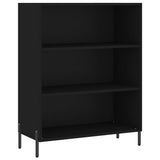 Shelf Cabinet Black 69.5x32.5x90 cm Engineered Wood 828373