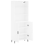 Highboard White 69.5x34x180 cm Engineered Wood 3189269