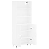 Highboard White 69.5x34x180 cm Engineered Wood 3189269