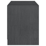 TV Cabinet Grey 104x33x41 cm Solid Pinewood 809962