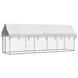 Outdoor Dog Kennel with Roof 400x100x150 cm 171497