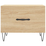 Coffee Tables 2 pcs Sonoma Oak 50x50x40 cm Engineered Wood 829387