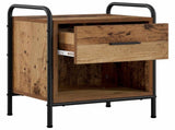 Bedside Cabinet 2 pcs Old Wood 40 x 30 x 50 cm Engineered Wood 8013503