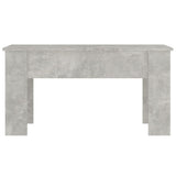 Coffee Table Concrete Grey 101x49x52 cm Engineered Wood 809687