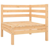 11 Piece Garden Lounge Set Solid Wood Pine 3083214