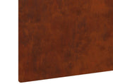 Lawn Edging 20 pcs 100 x 12 cm Steel Rusty 8008809