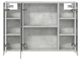Bathroom Mirror Cabinet Concrete Grey 63.5 x 15.5 x 60.5 cm 889250