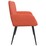 2 Seater Sofa with Metal Legs 2-Seater Red Orange 42051050