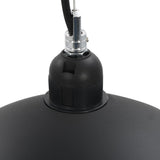 Ceiling Lamps 2 pcs Black and Gold Semi-spherical 40 cm E27 50876