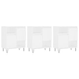 Sideboards 3 pcs White Engineered Wood 3190149