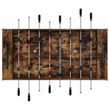 Foosball Table Smoked Oak 125 x 60.5 x 80 cm Engineered Wood 858888