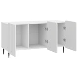 TV Cabinet High Gloss White 99 x 34.5 x 52 cm Engineered Wood 894489