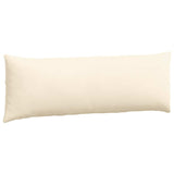 Sofa Pillows 2 pcs Cream 120 x 40 cm Corduroy Fabric 42013819