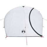 Camping Tent Dome 4-Person White Blackout Fabric Waterproof 94730
