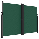 ZNTS Retractable Side Awning Dark Green 180x1200 cm 4004845