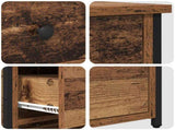 Bedside Cabinet Brown 40 x 36 x 60 cm Solid Reclaim Wood 871257