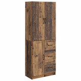 Cabinet Set 2 pcs Old Wood Engineered Wood 3416986