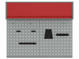 Tool Cabinet Set with Shelf 3 pcs Red Powder-Coated Steel 3321411