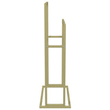 Freestanding Towel Rack Gold 48x24x78.5 cm Iron 343089