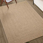 ZNTS Rug ZIZUR 80x200 cm Jute Look Indoor and Outdoor 4006151