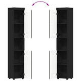 Bathroom Furniture Set TULUM 3 pcs Black 60 x 34 x 63 cm 3398035