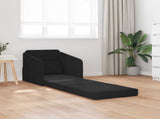 Folding Sofa Bed Black 65 x 80 x 83 cm Velvet 42030499