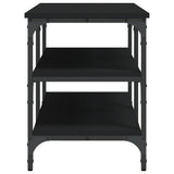 Shoe Bench Black 100x38,5x49 cm Engineered Wood 839043