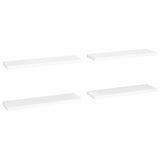 Floating Wall Shelves 4 pcs White 90x23.5x3.8 cm MDF 323819