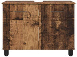Bathroom Vanity Unit Old Wood 60 x 35 x 60 cm Engineered Wood 889413