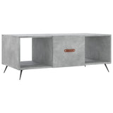 Coffee Table Concrete Grey 102x50x40 cm Engineered Wood 829272