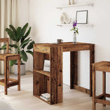 Bar Table Old Wood 102x70x103.5 cm Engineered Wood 3309328