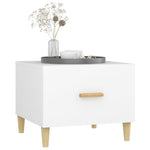 Coffee Tables 2 pcs White 50x50x40 cm Engineered Wood 812709