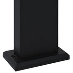 ZNTS Outdoor LED Lamp 9 W Black Oval 45654