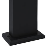 ZNTS Outdoor LED Lamp 9 W Black Oval 45654