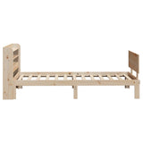 Bed Frame with Headboard without Mattress 90x190 cm Single 3306813