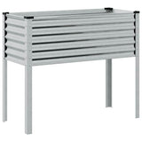 Garden Planter 100x45x90 cm Galvanised Steel 4008973