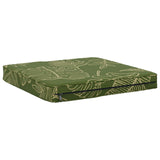 4-Piece Seat Cushions VUGHT 4 pcs 100% Polyester Leaf Design 946289