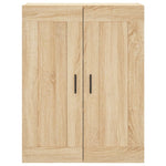 Highboard Sonoma Oak 69.5x34x180 cm Engineered Wood 3199572